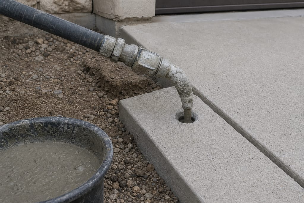 Cementitious slurry mix photo