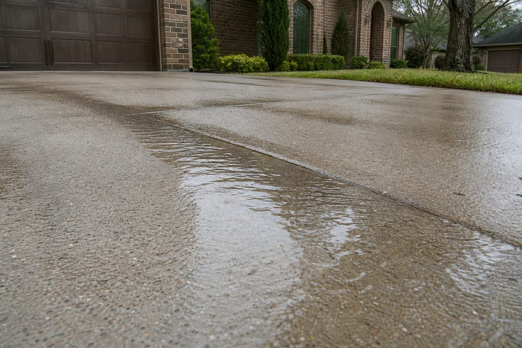 Drainage recheck photo