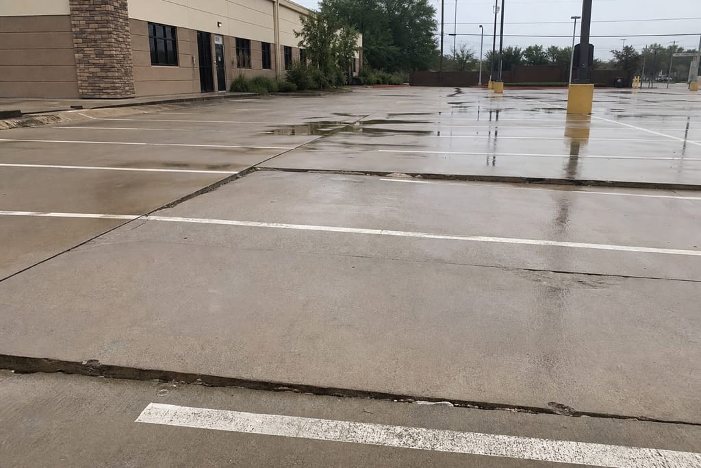 Parking Lot Concrete Lifting photo